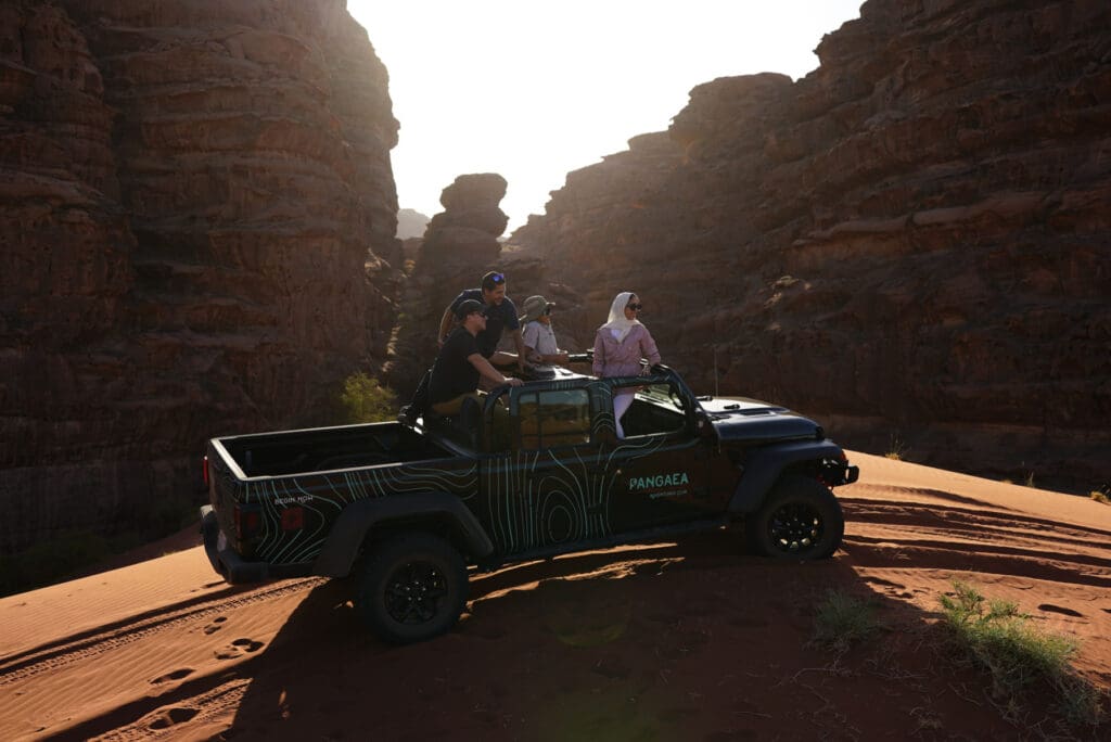 Jeep Tour Safari Photoshoot in Neom, Saudi Arabia.